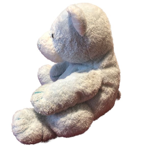 TY Tinker Pluffies Light Blue Bear, Black Bead Eyes, All Ages 10 " VINTAGE 2003 - Picture 2 of 7